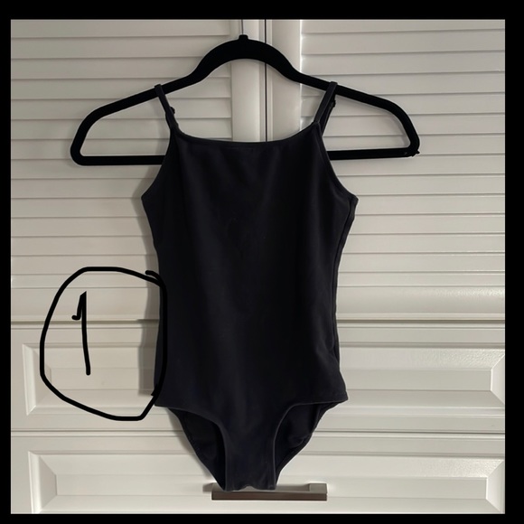Junior girls/ladies black dance bodysuits - assorted sizes/styles - Picture 2 of 15